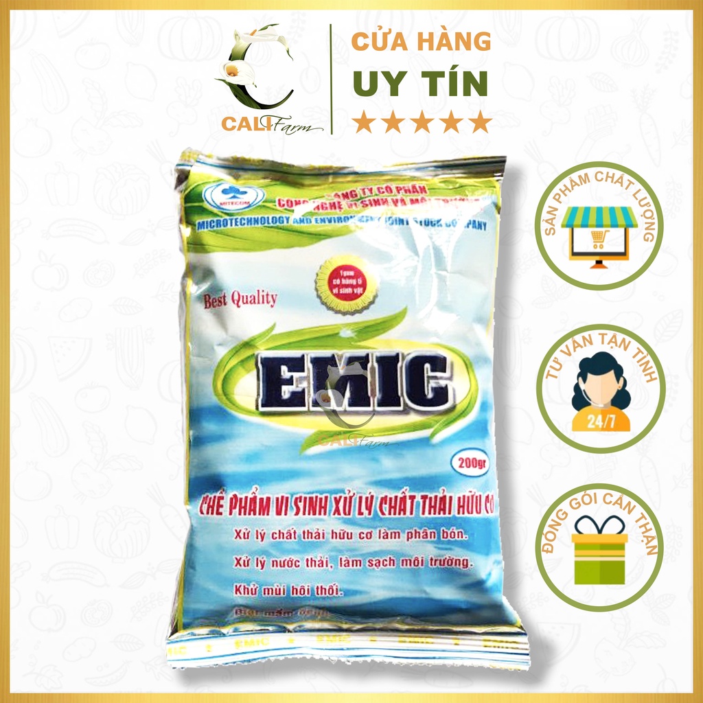 Chế Phẩm Vi Sinh EMIC - Xử lý chất thải hữu cơ