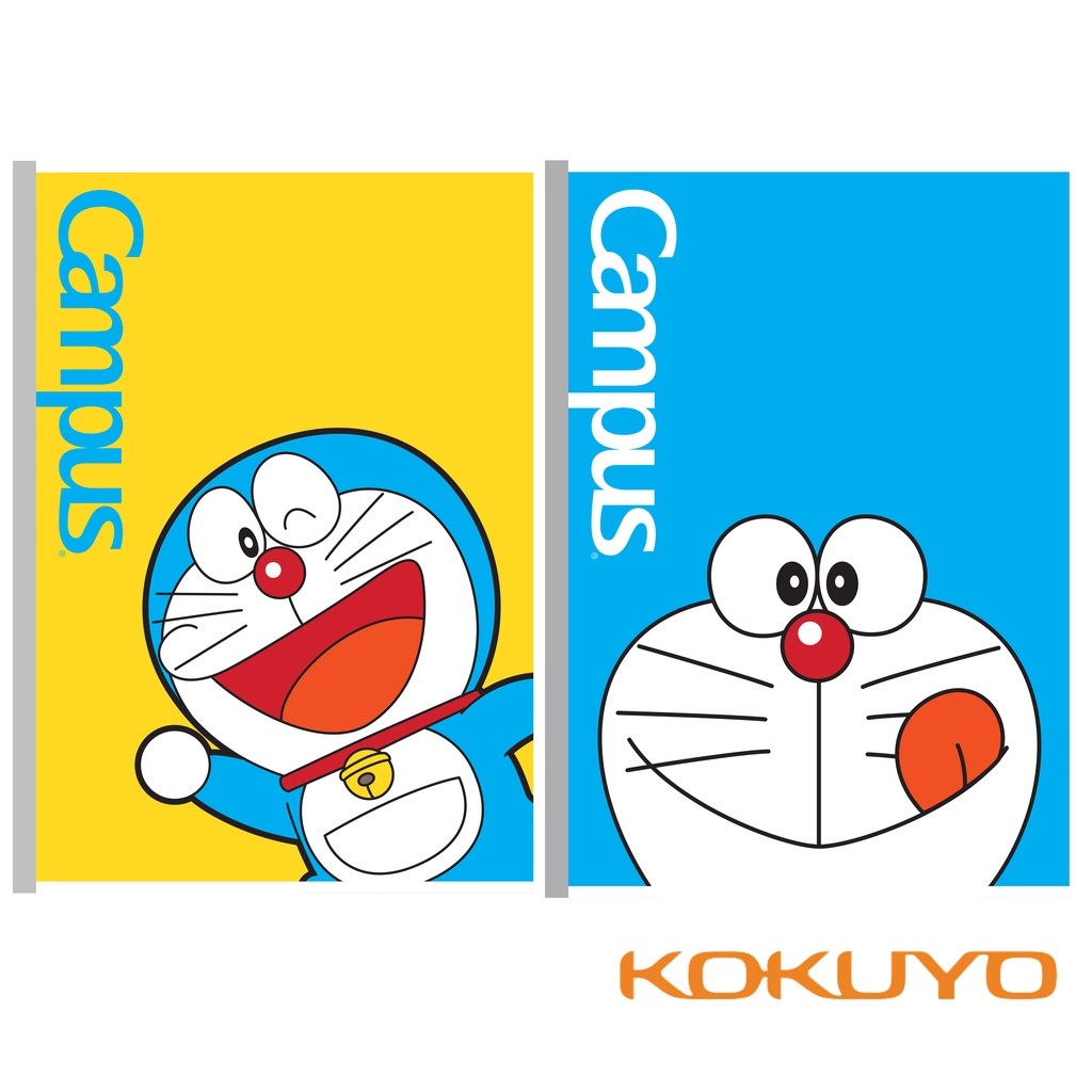 Tập Vở Kẻ 4 Ly Ngang Campus Doraemon Smile 200 Trang Khổ B5