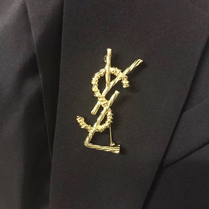 Ghim Cài Áo Hình Chữ Cái Phong Cách Âu Mỹ