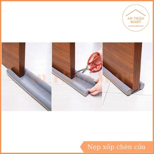 Nẹp Xốp Chèn Cửa Ngăn Côn Trùng Bụi Bẩn, Thanh Xốp Chặn Cửa Chăn Gió Điều Hòa Cách Âm Dài 93cm