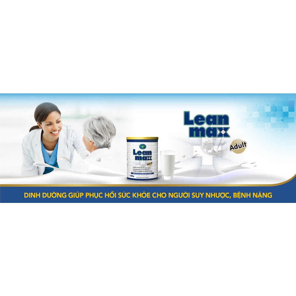 Sữa Bột Lean Max Adult Dinh Dưỡng Hồi Phục Cho Người Trước Và Sau Phẫu Thuật