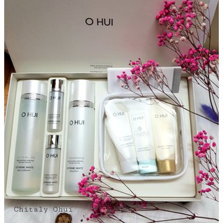 🌸Set dưỡng trắng da Ohui Extreme White Nước hoa hồng và sữa dưỡng