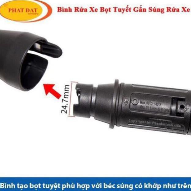 Bình xịt bọt tuyết gắn súng rửa xe thông dụng / bình xịt bọt tuyết