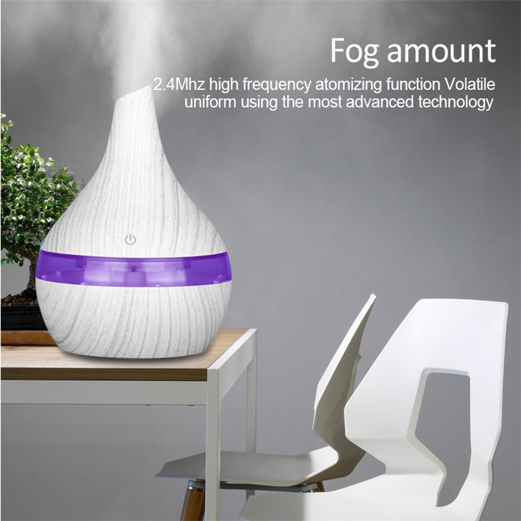 Thiết Bị Khuếch Tán Tinh Dầu Thơm 300ml 7 Màu Mini Tiện Dụng