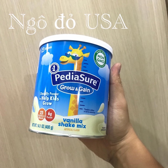 Sữa bột Pediasure Grow & Gian của Mỹ vị Vany 400g