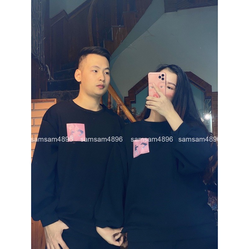 Áo sweater nỉ đôi bạn