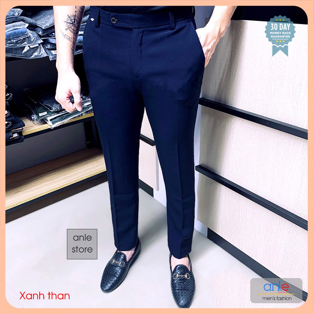 Quần tây nam SlimFit ống côn Hàn Quốc - Quần âu nam Co dãn Chống nhăn giữ form - Anle Store | BigBuy360 - bigbuy360.vn