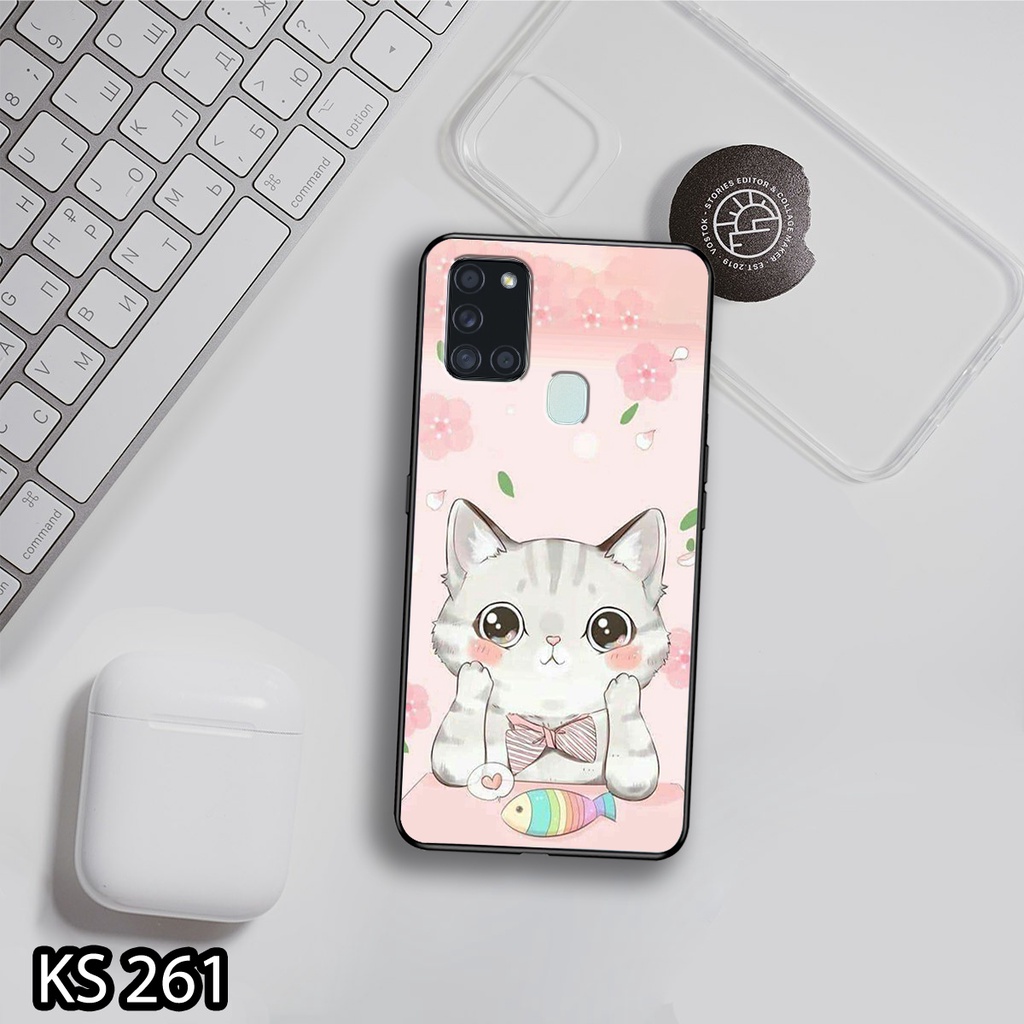 Ốp lưng Samsung A11/A21/A21S in hình Mèo con siêu đáng yêu, ngộ nghĩnh_KINGSTORE.HN_Ốp SS