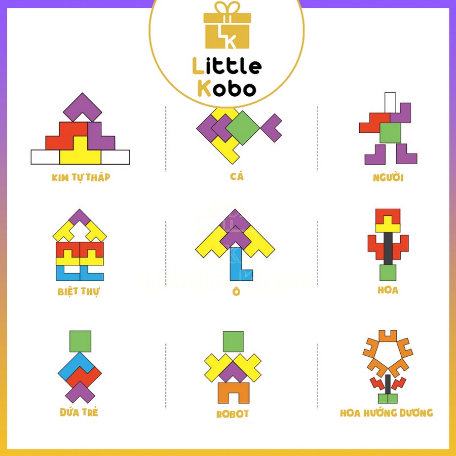 Đồ Chơi Xếp Hình Bằng Gỗ Khối Lắp Ráp Thông Minh Xếp Gạch Tư Duy Trí Tuệ Puzzle Tetris ZCube