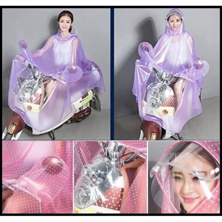 Áo mưa chấm bi hàng to, đẹp, dày dặn ( tuyển khách sỉ)