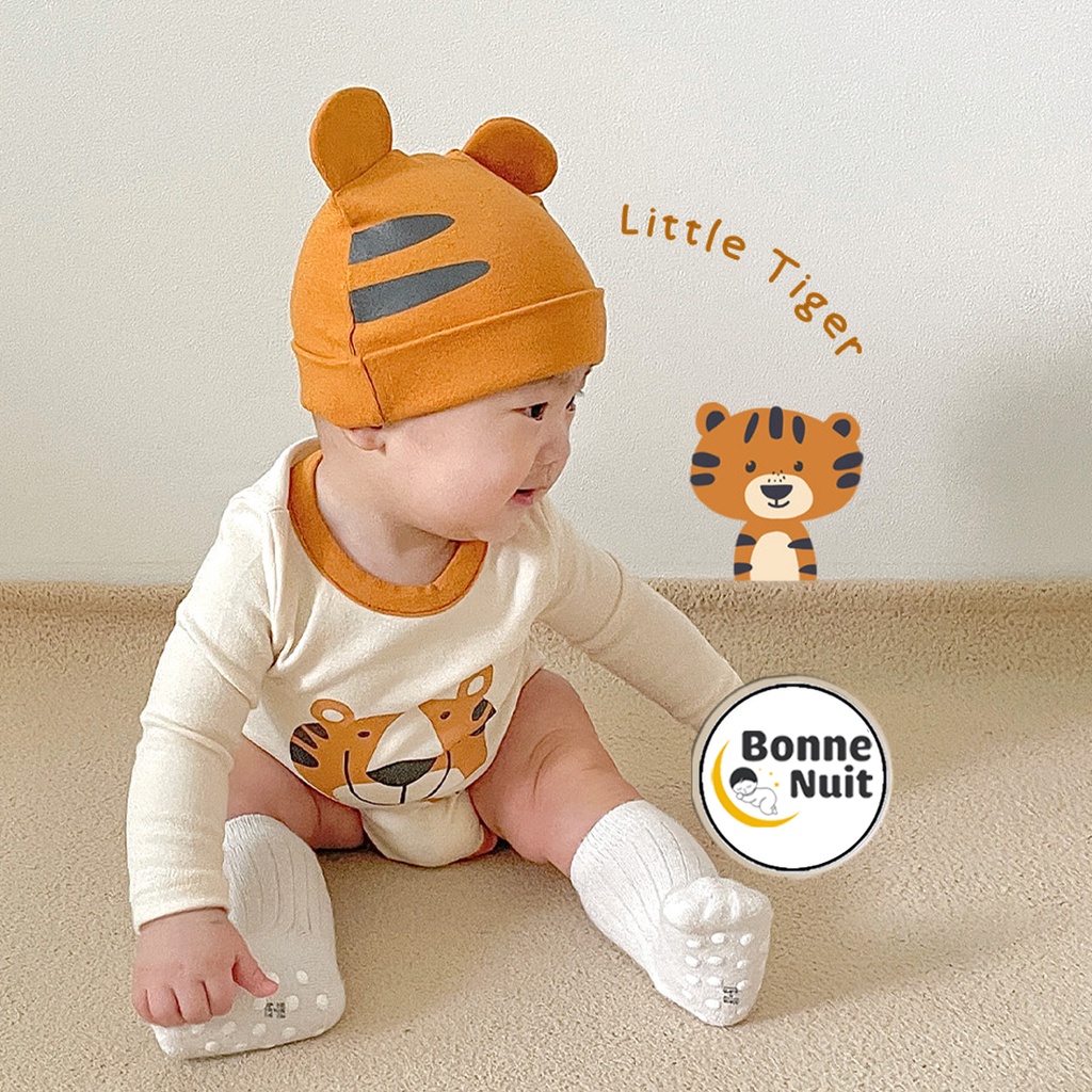 Set bodysuit hình hổ kèm nón, có đuôi siêu yêu cho bé yêu