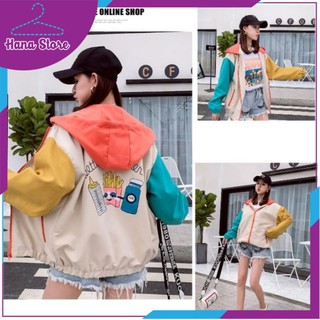 Áo khoác nữ khoai tây chiên - Hana Store