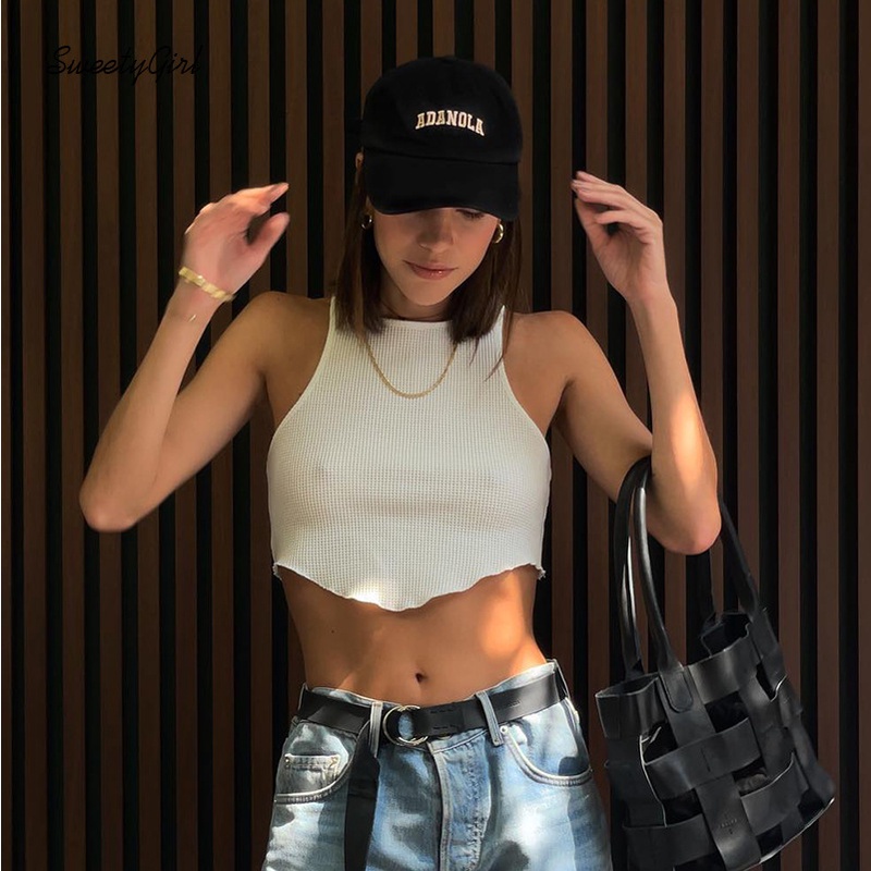 Áo Không Tay Cổ Tròn Màu Trơn Thời Trang Dành Cho Nữ 2022