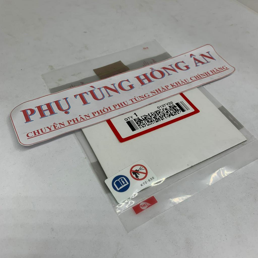 Tem cảnh báo lọc gió  Vario 160, CLICK 160 2022-2023 zin chính hãng Honda Indonesia- PT HỒNG ÂN