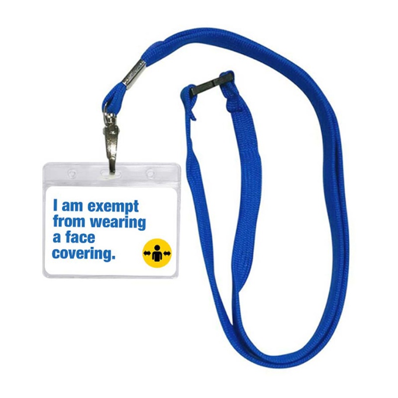 Bộ Dây Đeo Thẻ Exemption Ẩn Mặt Cứng Tiện Dụng