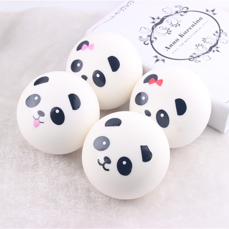 Squishy bánh bao panda 10cm - squishy màn thầu panda S108