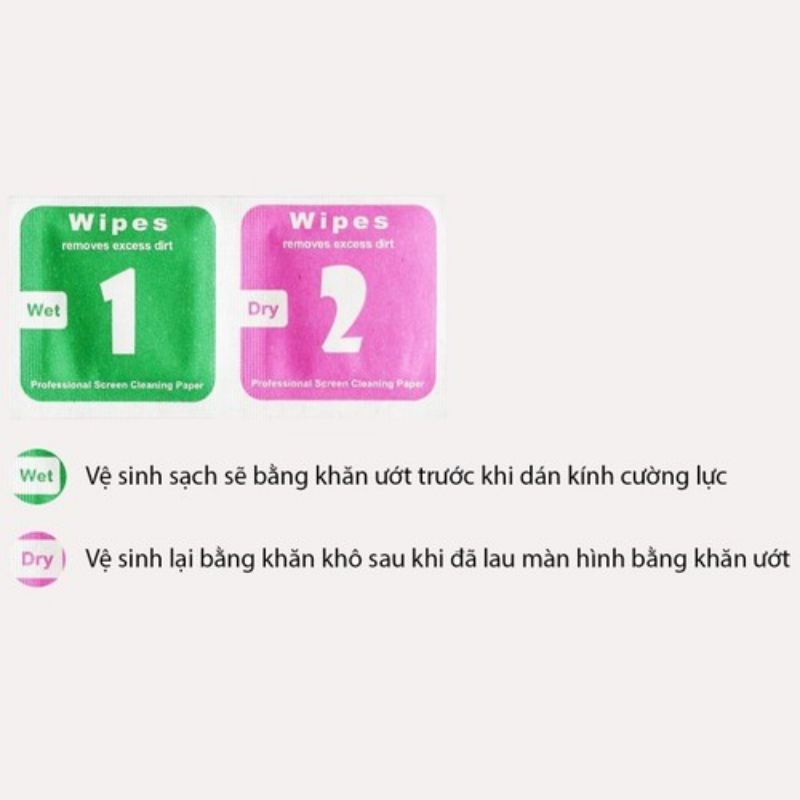 [GIÁ SỈ] 500 Miếng Lau Điện Thoại - Ipad - 1 Lau Ướt 2 Lau Khô