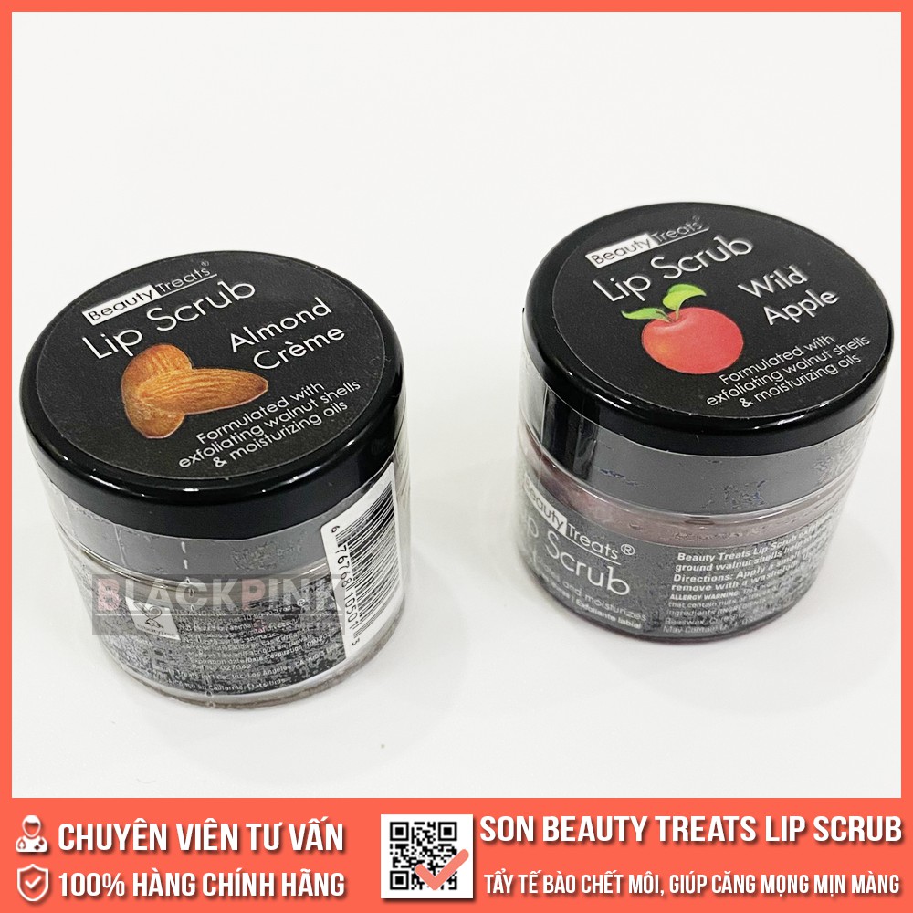 Tẩy tế bào chết môi Beauty Treats Lip Scrub - Bí quyết tạo nên bờ môi quyến rũ