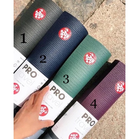 Thảm tập yoga - gym Manduka protravel 3mm chống trơn trượt, nhẹ , xếp gọn