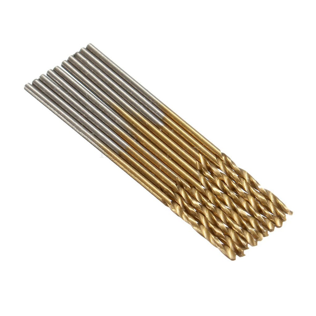 Set 50 mũi khoan HSS tốc độ cao kích thước 1 / 1.5 / 2 / 2.5 / 3mm