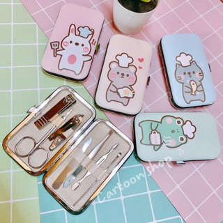 Bộ cắt, bấm móng tay 7 món mẫu thú siêu cute