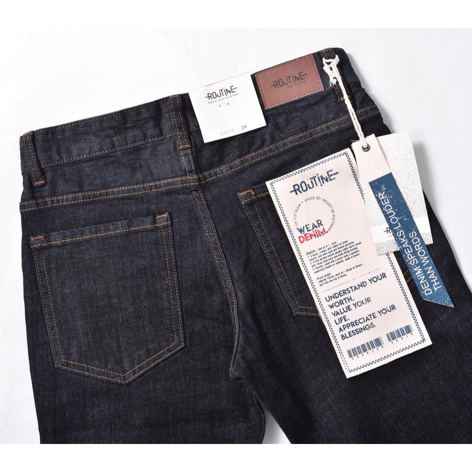 QJ112012 - Quần Jean Routine SLIMFIT - 1 mẫu Jean pha thun co giãn thỏa mái 👆🏻 form slim ôm vừa , lên dáng cực đẹp ! | BigBuy360 - bigbuy360.vn