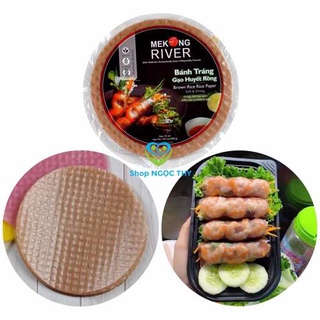Bánh Tráng Gạo Lứt Huyết Rống, Nghệ, Củ Dền Mekong River 300g