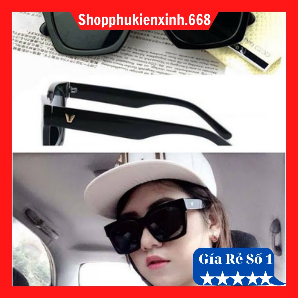 Kính Râm Nam Nữ [ RẺ VÔ ĐỊCH ] Gọng Chữ V Đen Thời Trang Hàn Quốc | BigBuy360 - bigbuy360.vn