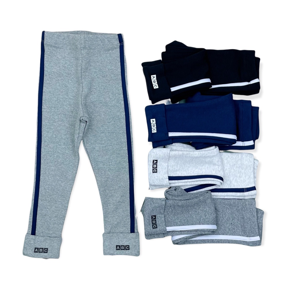 Quần bé gái LITIBABY, in chữ abc ở gấu, size đại 9/14T, chất dầy, ấm