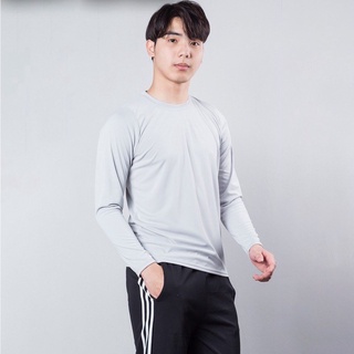 Áo thun tay dài - Giữ nhiệt phong cách thể thao nam co giãn 2C - TD41 - Shopmens