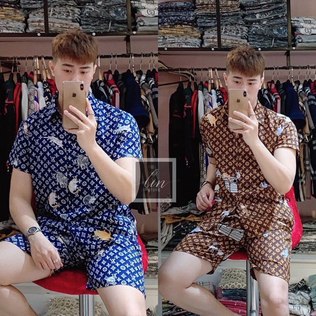 Bộ Lv Hoa 4 Màu
