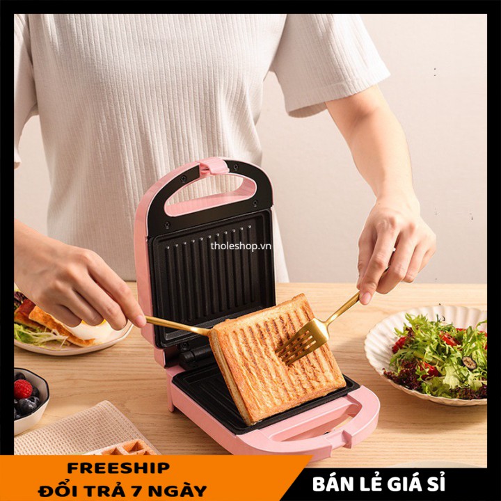 Máy làm bánh mì sandwich 𝑭𝑹𝑬𝑬𝑺𝑯𝑰𝑷 Máy Nướng Bánh Mì - Bếp Nướng  9587