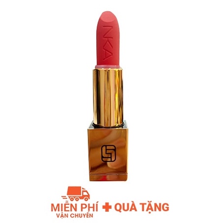 Son Laura Sunshine Golden Velvet Lipstick No.01 - Hồng Đào