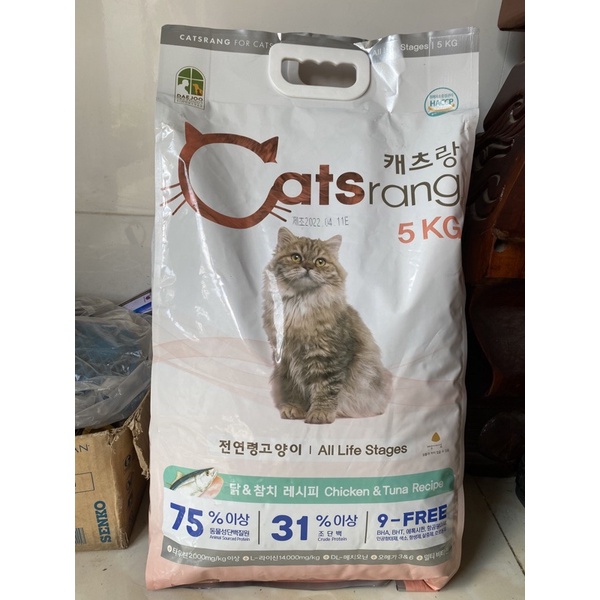 Thức ăn hạt cho mèo Catsrang 5kg