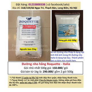 Đường nho Italia 500g, làm tào phớ/ đậu hũ , tặng cách làm