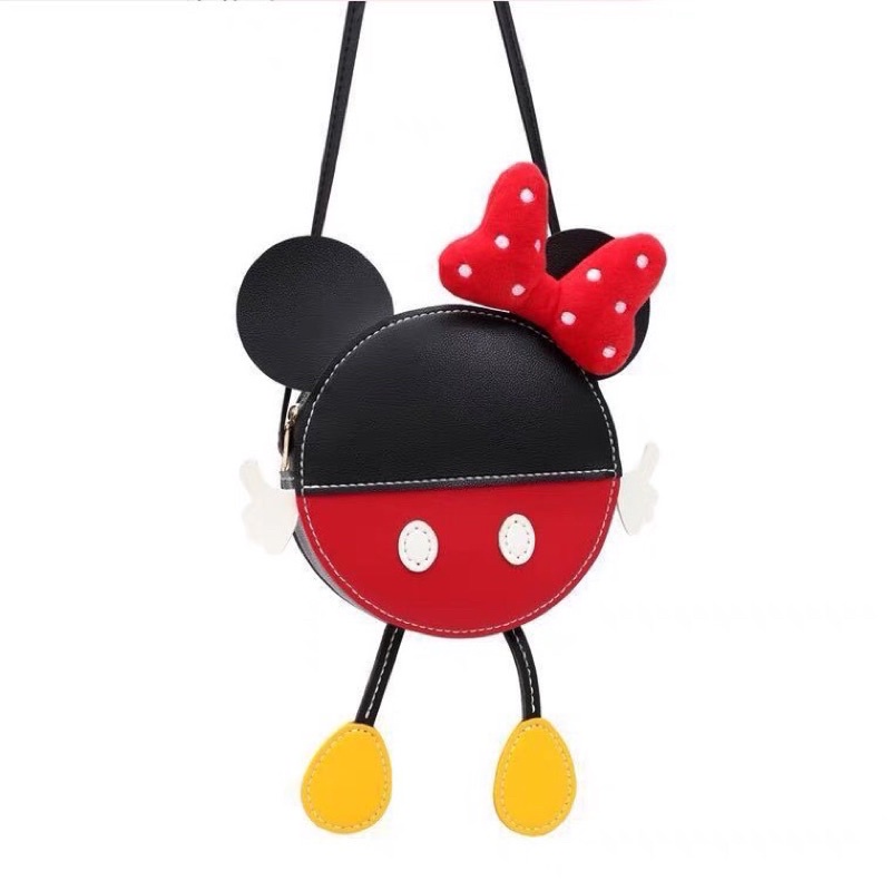 Túi da tự khâu tay chuột Micky
