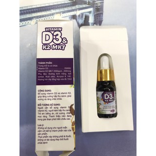 Vitamin-D3-MK7 nhỏ giọt