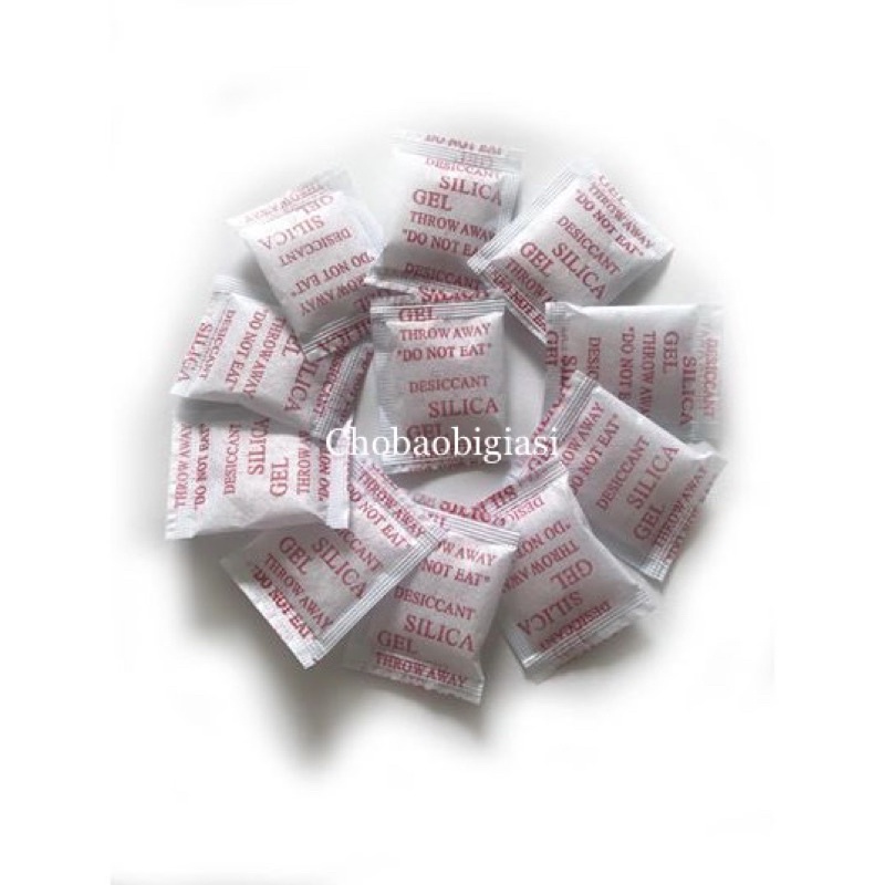 Hạt hút ẩm Silicagel, gói hút ẩm nhiều cở 1g/2g/3g/5g/10g/20g/50g/100g, chống ẩm tốt