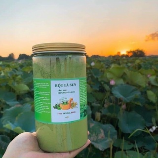 Hộp 500g Bột lá sen nguyên chất tự nhiên