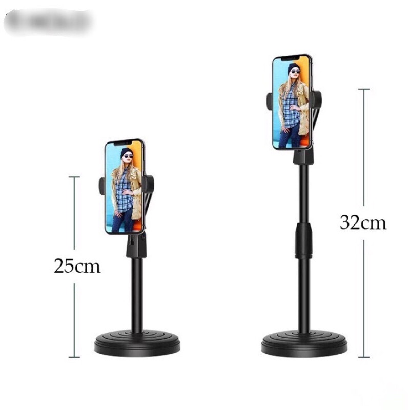Giá Đỡ Chân Đế Điện Thoại Model P7 DC01 Có Điều Chỉnh Chiều Cao Được 25-32cm Chất Liệu Nhựa ABS Và Hợp Kim