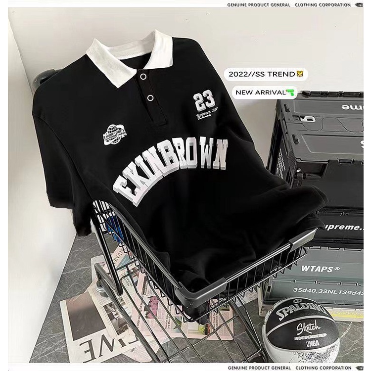 Áo Thun polo Ngắn Tay Dáng Rộng Thời Trang Mùa Hè Dành Cho Nữ