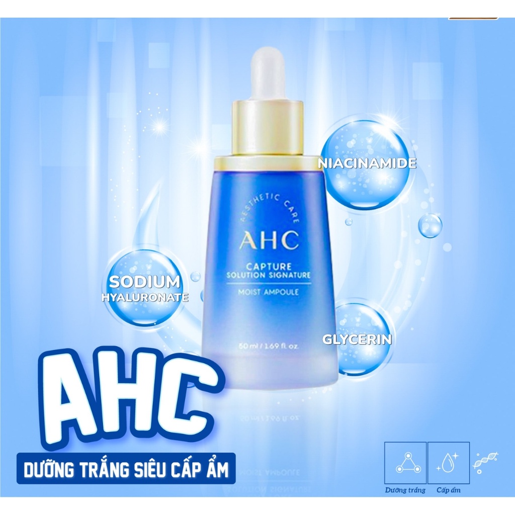 Mẫu Mới - Serum AHC Capture Dưỡng Ẩm Chống Lão Hóa - 50ml