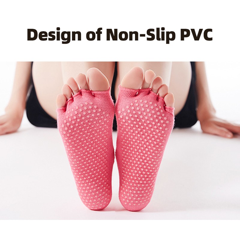 Professional non-slip yoga socks anti-slip beads sweat absorbent for fitness sports pilates sock