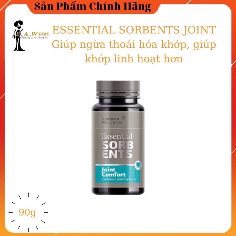 [ GIÁ TỐT ] - Essential Sorbents Joint Comfort Siberian, giúp ngừa thoái hóa khớp, giúp khớp linh hoạt hơn