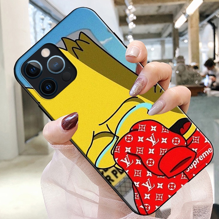 Ốp Điện Thoại Hoạt Hình Simpson Cho iPhone 13 Mini Pro Max 13mini 13pro 13promax J141 Mới