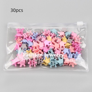Set 30 Kẹp Tóc Mini Dễ Thương Cho Bé Gái