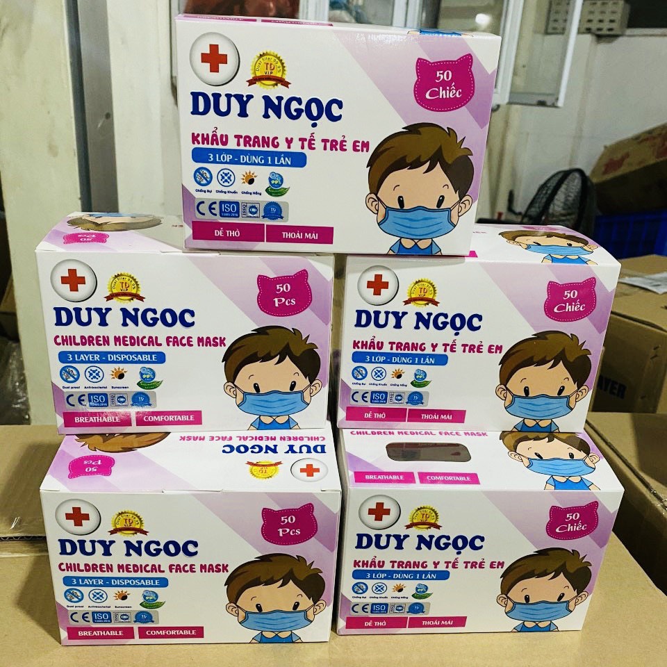 Khẩu Trang Trẻ Em DUY NGỌC Mask Kids-Duy Ngọc Official