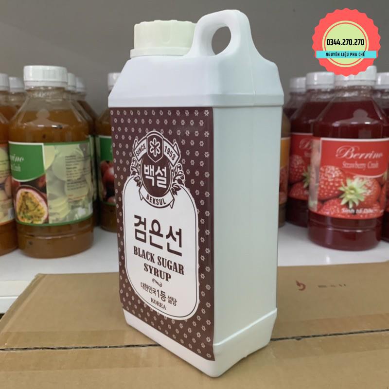 Syrup đường đen Black Sugar - Can 1 Kg