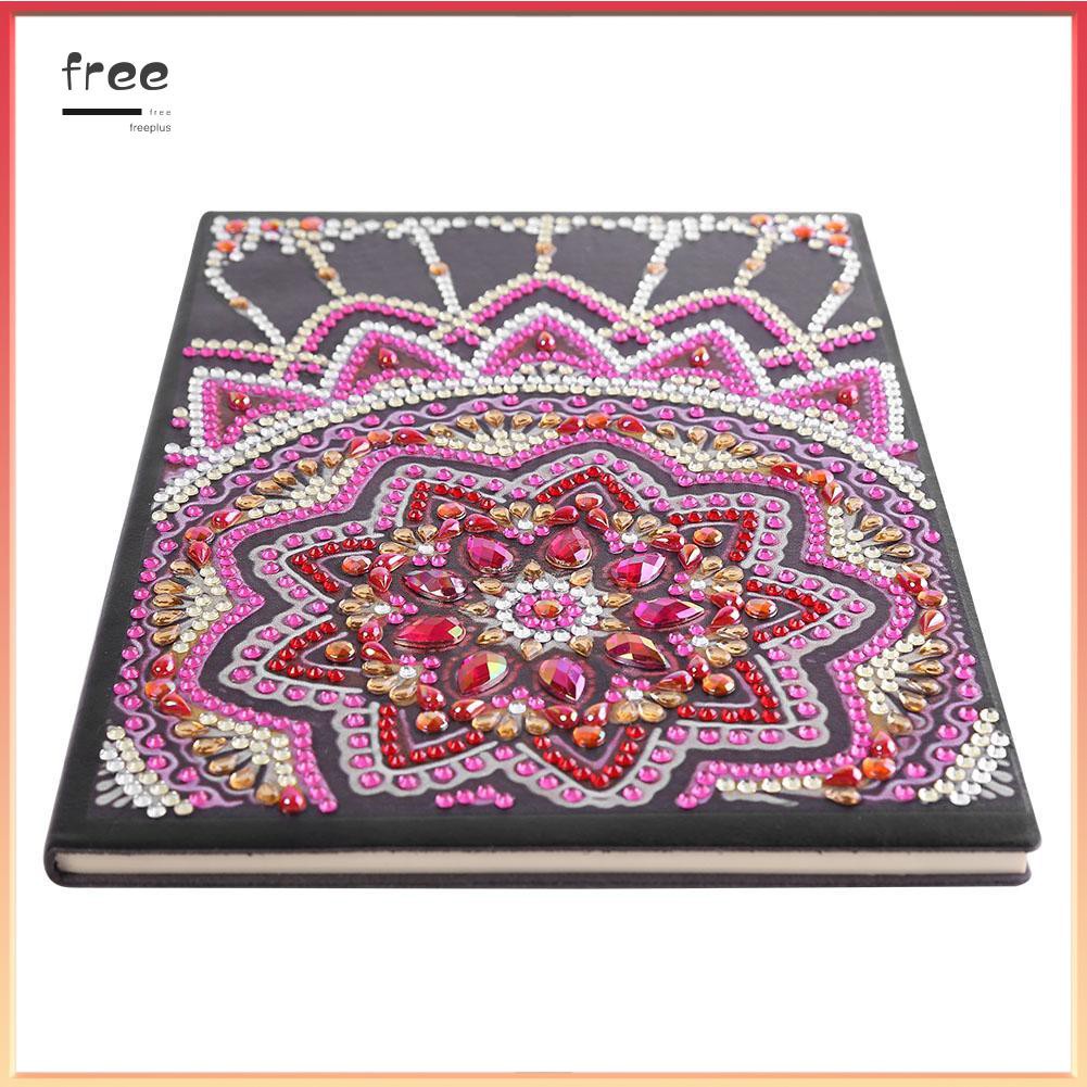 DIY Mandala Special Shaped Diamond Painting 50 Pages Sketchbook A5 Notebook