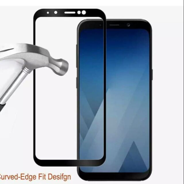 Kính cường lực full màn 4D samsung A6 2018 / A6 plus 2018